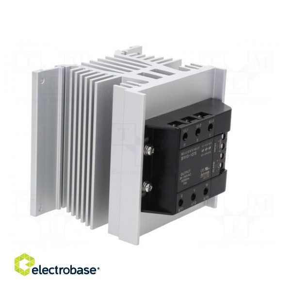 Relay: solid state | 75A | Uswitch: 24÷240VAC | 3-phase | on panel image 8