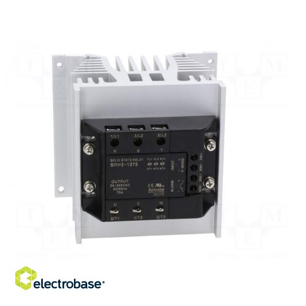 Relay: solid state | 75A | Uswitch: 24÷240VAC | 3-phase | on panel image 9