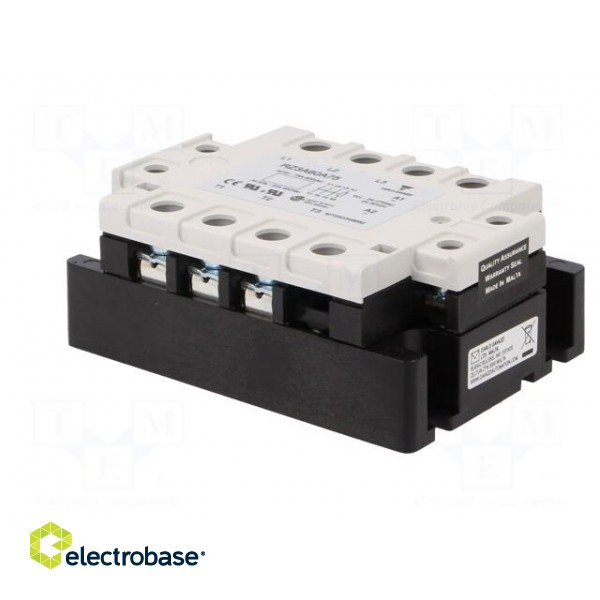 Relay: solid state | Ucntrl: 20÷50VDC | Ucntrl: 24÷275VAC | 75A | IP00 фото 4