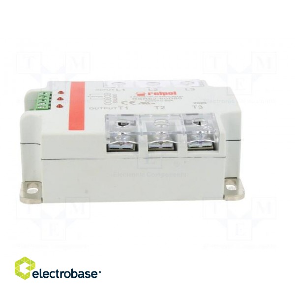 Relay: solid state | 80A | Uswitch: 24÷660VAC | 3-phase | Series: RSR62 image 3