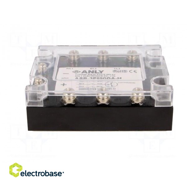 Relay: solid state | Ucntrl: 12÷32VDC | 90A | 48÷480VAC | 3-phase image 3