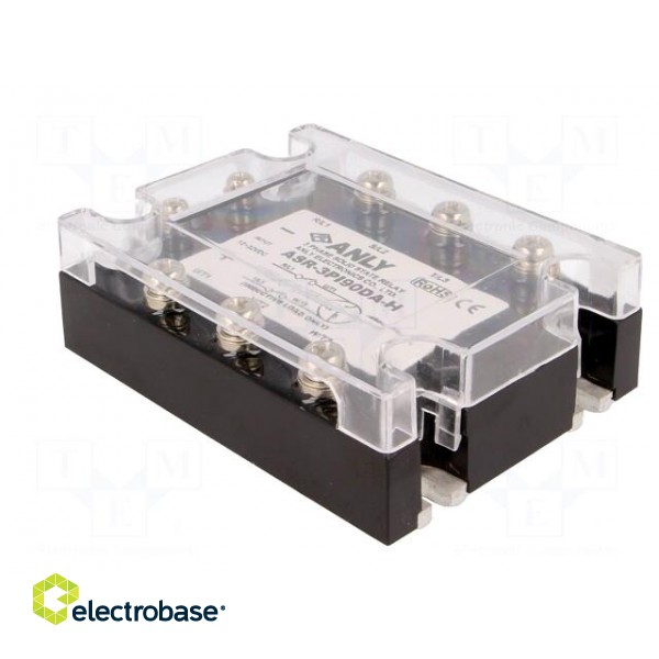 Relay: solid state | Ucntrl: 12÷32VDC | 90A | 48÷480VAC | 3-phase paveikslėlis 4