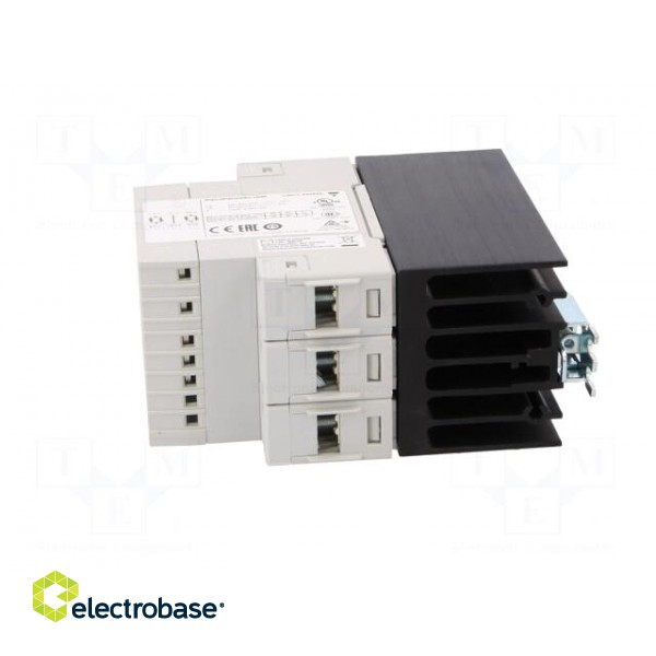 Relay: solid state | Ucntrl: 0÷10VDC | 25A | 180÷660VAC | 2-phase | IP20 image 3