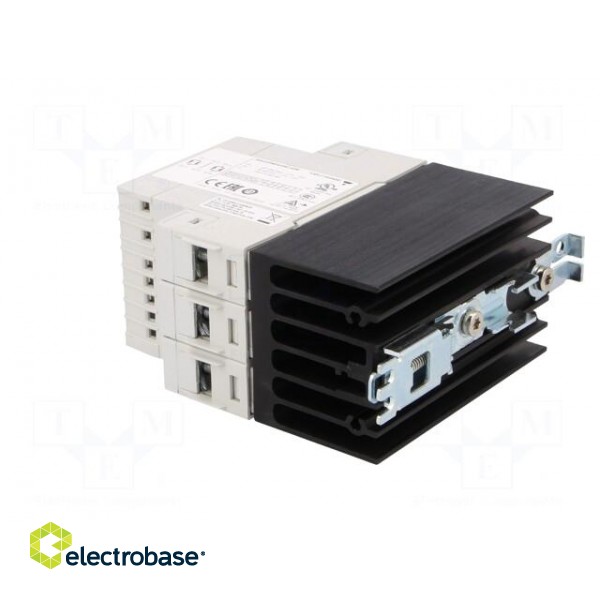 Relay: solid state | Ucntrl: 0÷10VDC | 25A | 180÷660VAC | 2-phase | IP20 image 4