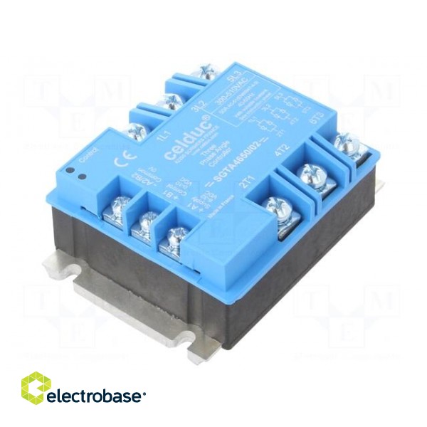 Relay: solid state | 50A | Uswitch: 300÷510VAC | 3-phase | Series: SGTA image 1