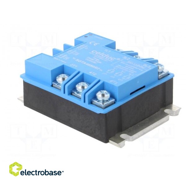 Relay: solid state | 50A | Uswitch: 300÷510VAC | 3-phase | Series: SGTA фото 4