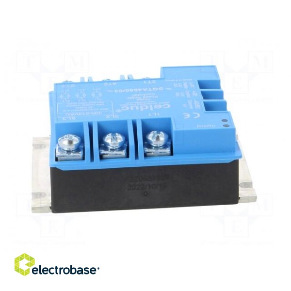 Relay: solid state | 50A | Uswitch: 300÷510VAC | 3-phase | Series: SGTA фото 7