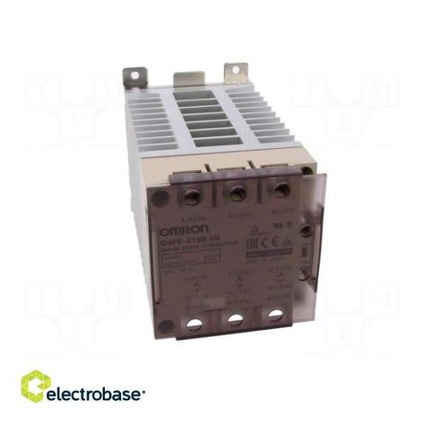 Relay: solid state | Ucntrl: 12÷24VDC | 15A | 100÷240VAC | 3-phase фото 9