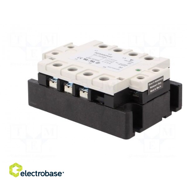 Relay: solid state | Ucntrl: 24÷50VDC | Ucntrl: 24÷275VAC | 40A | IP00 image 4