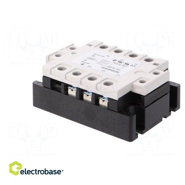 Relay: solid state | Ucntrl: 24÷50VDC | Ucntrl: 24÷275VAC | 40A | IP00 фото 8