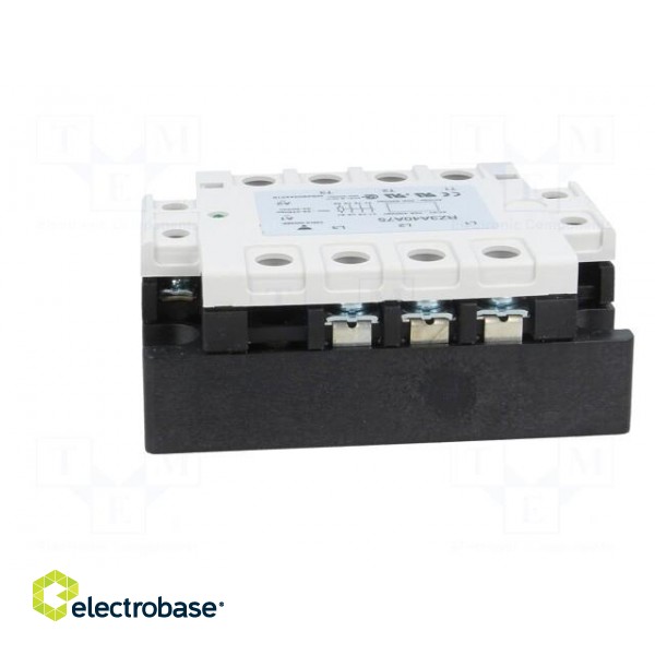 Relay: solid state | Ucntrl: 24÷50VDC | Ucntrl: 24÷275VAC | 75A | IP00 фото 7