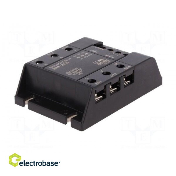 Relay: solid state | Ucntrl: 24VAC | 30A | 48÷480VAC | 3-phase фото 2