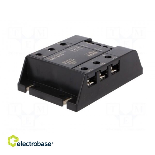 Relay: solid state | Ucntrl: 24VAC | 75A | 48÷480VAC | 3-phase image 2