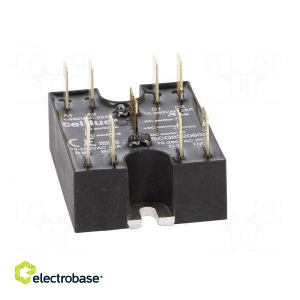 Relay: solid state | Ucntrl: 3÷32VDC | 25A | 24÷280VAC | 4-channels image 9