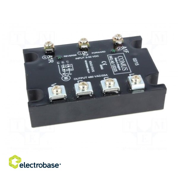 Relay: solid state | Ucntrl: 3÷32VDC | 25A | 48÷480VAC | Series: WGA0 image 3