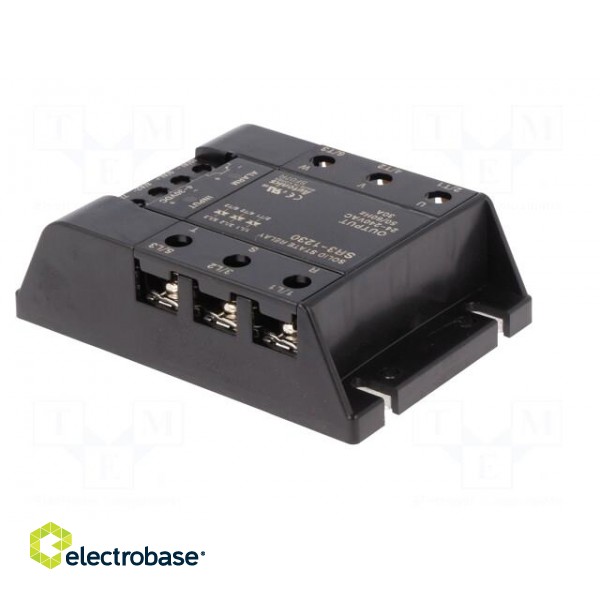 Relay: solid state | 30A | Uswitch: 24÷240VAC | 3-phase | Series: SR3 image 8