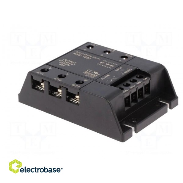 Relay: solid state | 30A | Uswitch: 24÷240VAC | 3-phase | Series: SR3 image 4