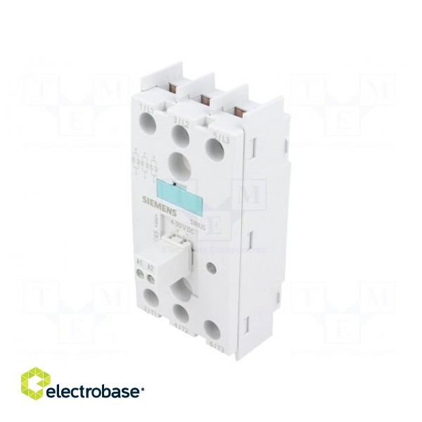 Relay: solid state | Ucntrl: 4÷30VDC | 30A | 48÷600VAC | 3-phase image 1
