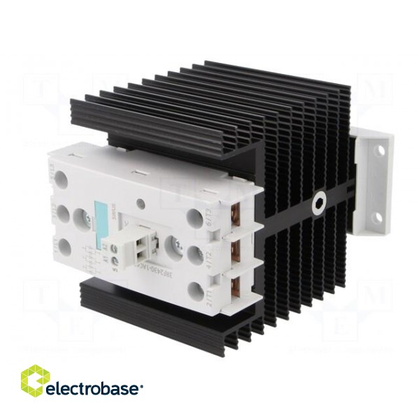 Relay: solid state | Ucntrl: 4÷30VDC | 30A | 48÷600VAC | 3-phase | DIN image 2