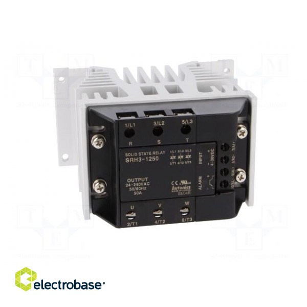 Relay: solid state | 50A | Uswitch: 24÷240VAC | 3-phase | on panel image 9