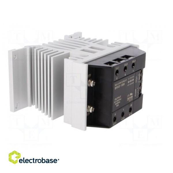 Relay: solid state | Ucntrl: 4÷30VDC | 50A | 24÷240VAC | 3-phase | DIN paveikslėlis 8