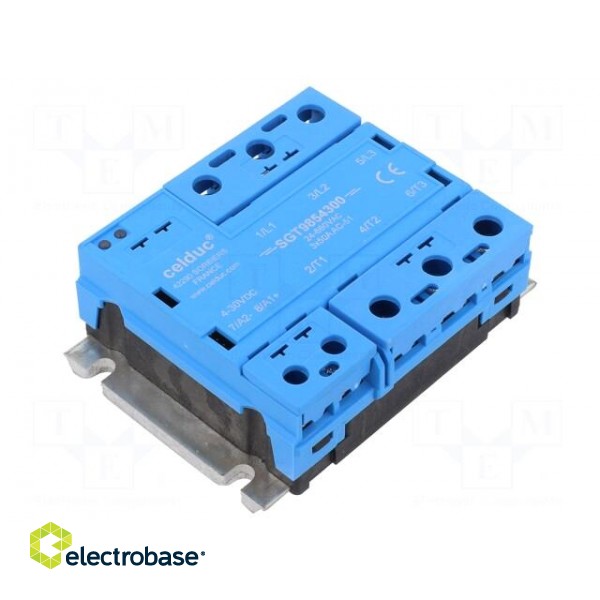 Relay: solid state | 50A | Uswitch: 24÷660VAC | 3-phase | Series: SGT9 image 1