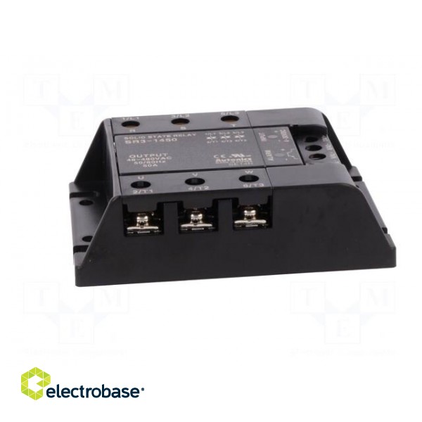 Relay: solid state | Ucntrl: 4÷30VDC | 50A | 48÷480VAC | 3-phase image 3