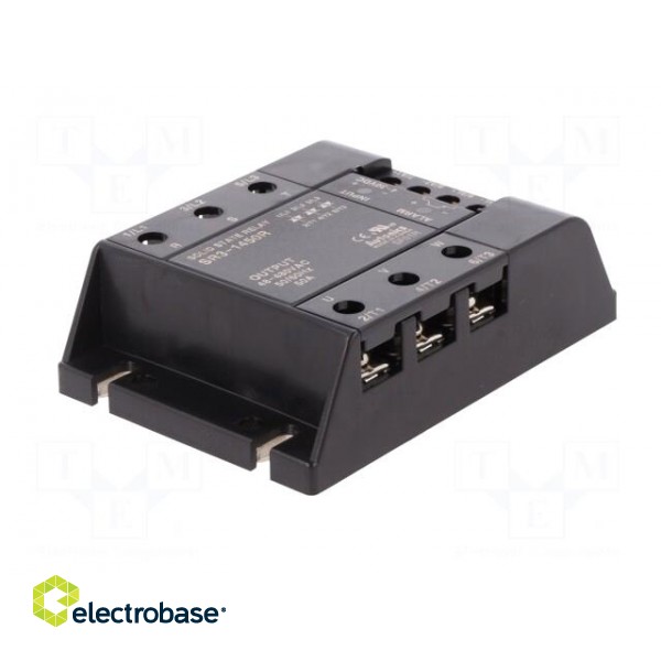 Relay: solid state | Ucntrl: 4÷30VDC | 50A | 48÷480VAC | 3-phase фото 2