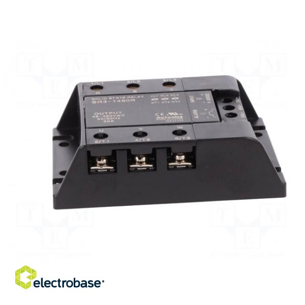 Relay: solid state | 50A | Uswitch: 48÷480VAC | 3-phase | Series: SR3 image 3