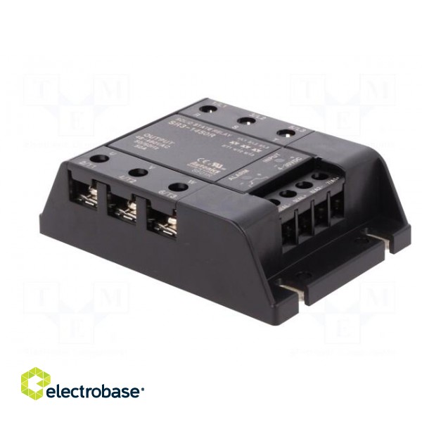 Relay: solid state | 50A | Uswitch: 48÷480VAC | 3-phase | Series: SR3 image 4