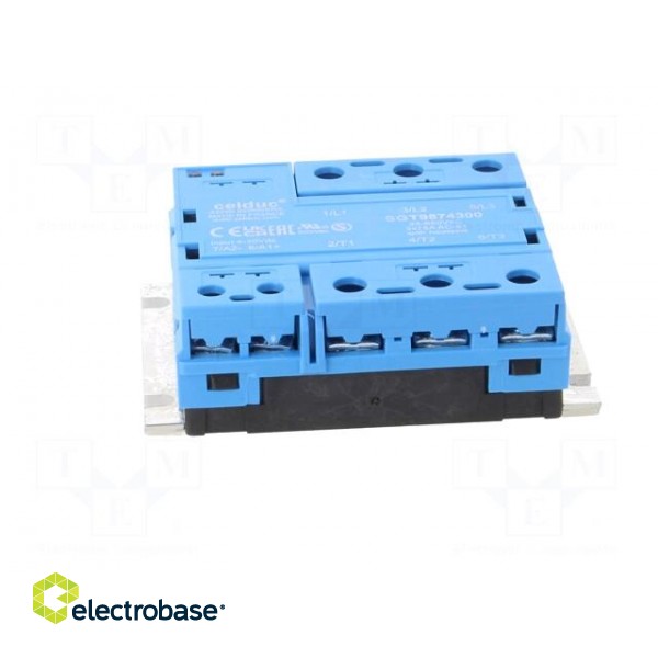 Relay: solid state | 75A | Uswitch: 24÷660VAC | 3-phase | Series: SGT9 image 3