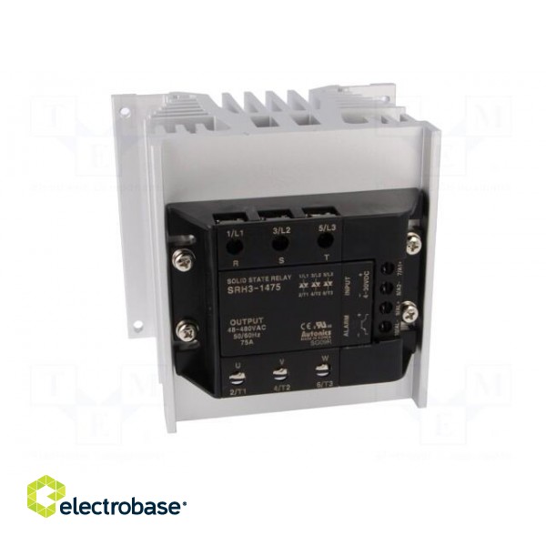 Relay: solid state | Ucntrl: 4÷30VDC | 75A | 48÷480VAC | 3-phase | DIN image 9
