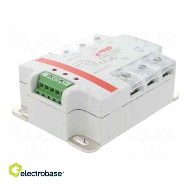 Relay: solid state | 25A | Uswitch: 24÷530VAC | 3-phase | Series: RSR62 image 2
