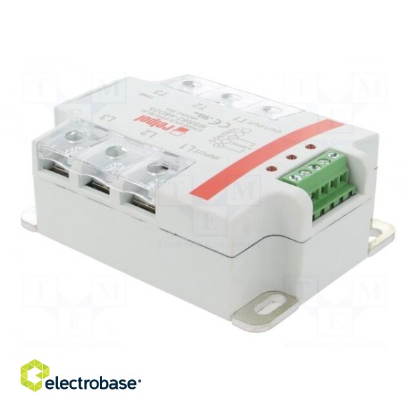 Relay: solid state | Ucntrl: 4÷32VDC | 25A | 24÷530VAC | 3-phase | IP20 фото 8