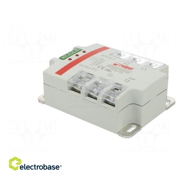 Relay: solid state | 25A | Uswitch: 24÷660VAC | 3-phase | Series: RSR62 paveikslėlis 4
