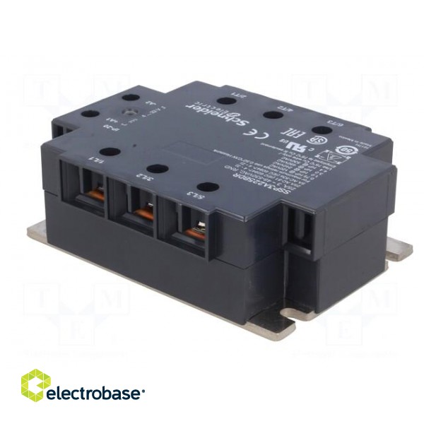 Relay: solid state | Ucntrl: 4÷32VDC | 25A | 48÷530VAC | 3-phase | IP20 фото 8