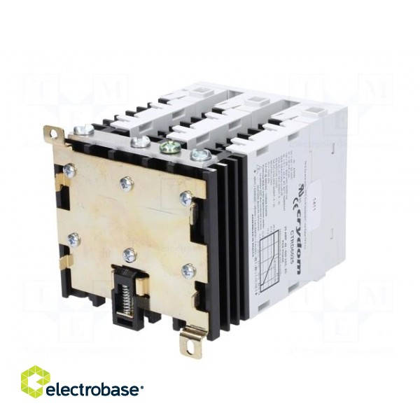 Relay: solid state | 25A | Uswitch: 48÷600VAC | 3-phase | Series: CTR image 6
