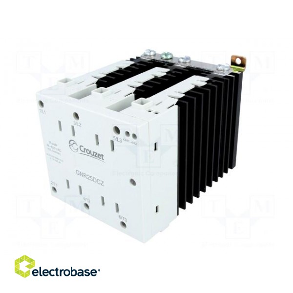 Relay: solid state | 25A | Uswitch: 48÷600VAC | 3-phase | Series: GNR paveikslėlis 2