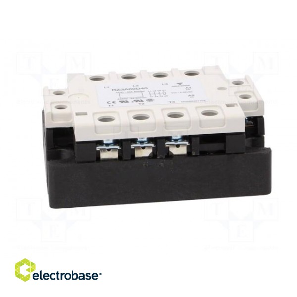Relay: solid state | Ucntrl: 4÷32VDC | 40A | 42÷660VAC | 3-phase | IP00 фото 3