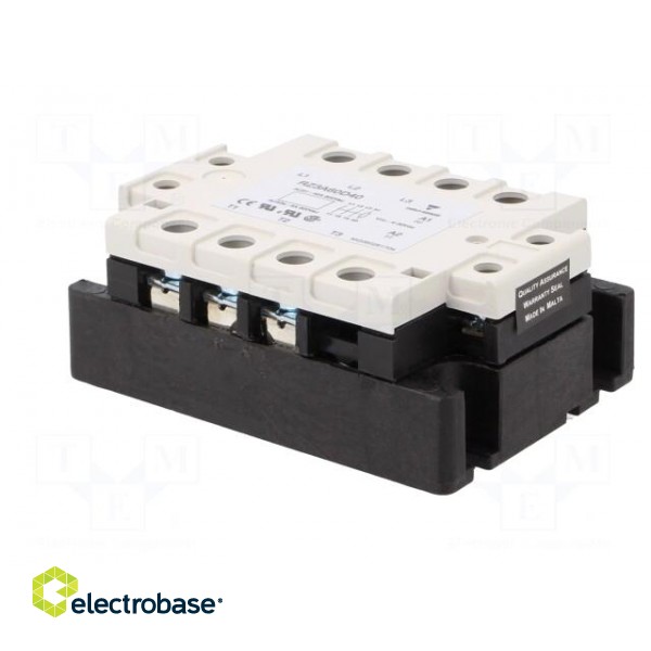 Relay: solid state | Ucntrl: 4÷32VDC | 40A | 42÷660VAC | 3-phase | IP00 фото 4