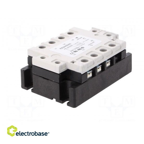 Relay: solid state | Ucntrl: 4÷32VDC | 55A | 24÷440VAC | 3-phase | IP00 фото 2