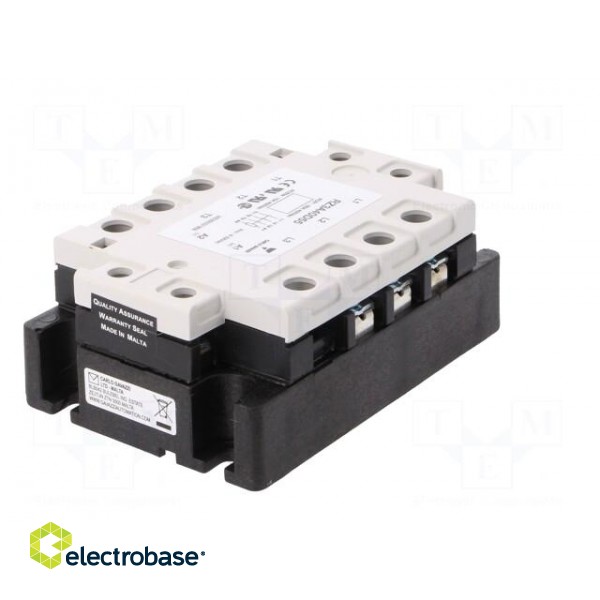Relay: solid state | Ucntrl: 4÷32VDC | 55A | 24÷440VAC | 3-phase | IP00 фото 6