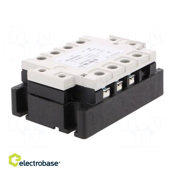 Relay: solid state | Ucntrl: 4÷32VDC | 55A | 42÷660VAC | 3-phase | IP00 фото 2