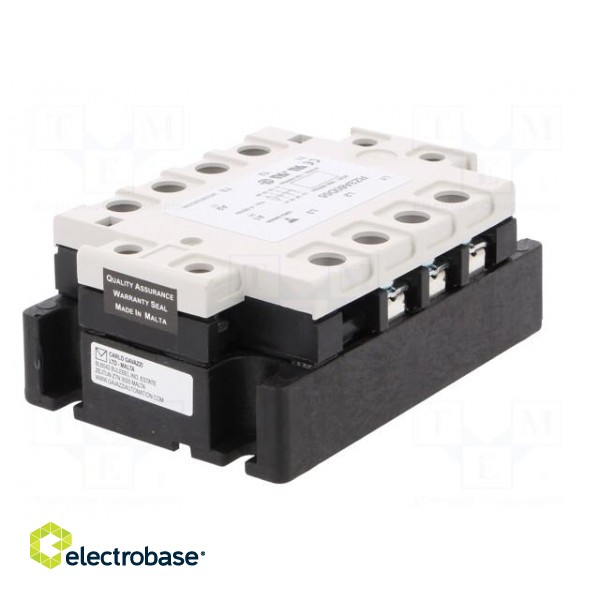 Relay: solid state | Ucntrl: 4÷32VDC | 55A | 42÷660VAC | 3-phase | IP00 фото 6