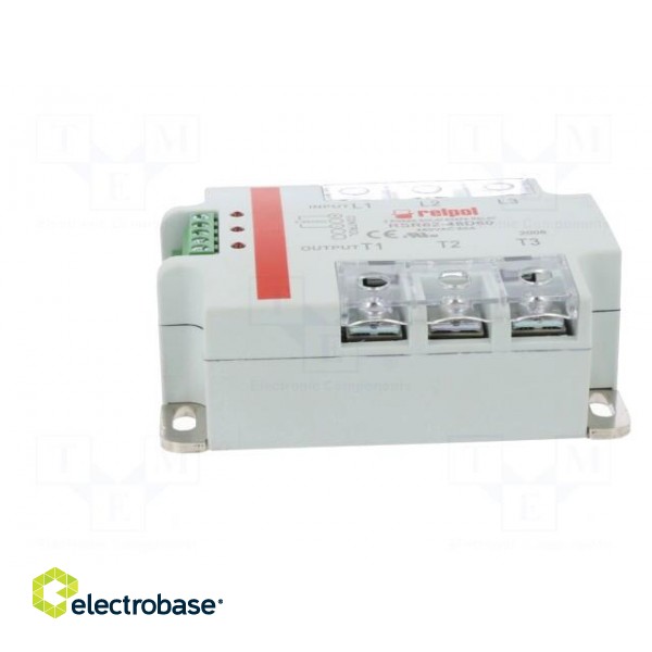 Relay: solid state | Ucntrl: 4÷32VDC | 60A | 24÷530VAC | 3-phase | IP20 image 3