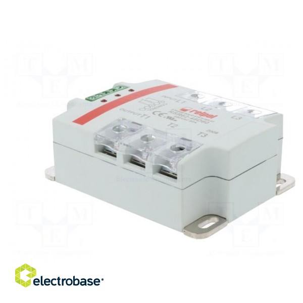 Relay: solid state | 60A | Uswitch: 24÷530VAC | 3-phase | Series: RSR62 image 4