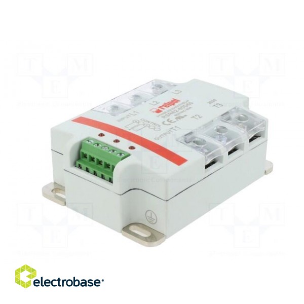 Relay: solid state | 60A | Uswitch: 24÷660VAC | 3-phase | Series: RSR62 фото 2