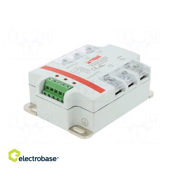 Relay: solid state | 60A | Uswitch: 24÷660VAC | 3-phase | Series: RSR62 image 2