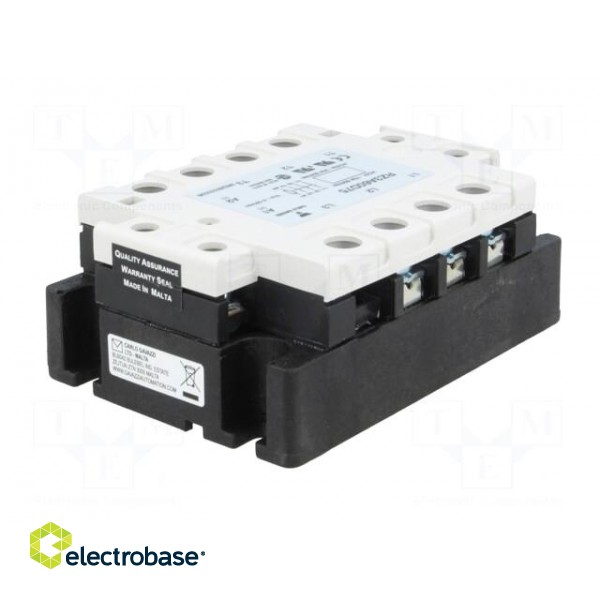 Relay: solid state | Ucntrl: 4÷32VDC | 75A | 42÷660VAC | 3-phase | IP00 фото 6