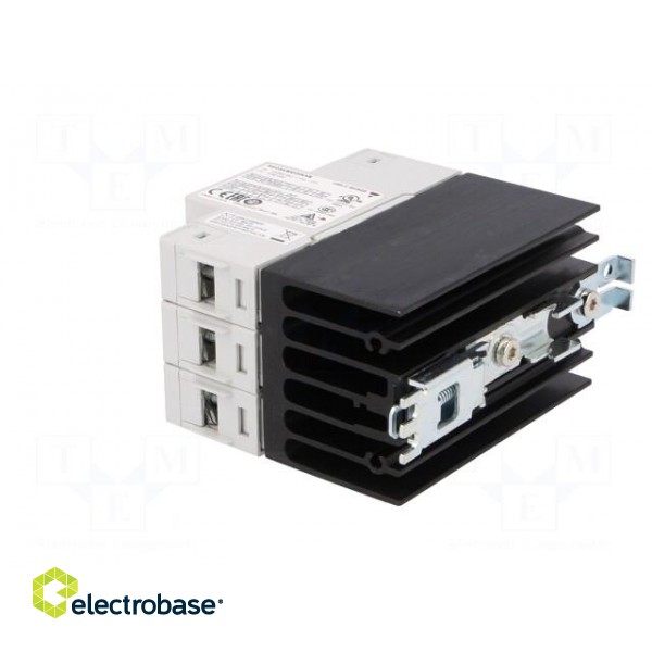 Relay: solid state | Ucntrl: 5÷32VDC | 20A | 42÷660VAC | 3-phase | IP20 image 4